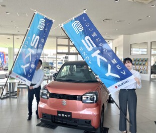 ！！軽EV　e-SKY が川越山田に来ます！！